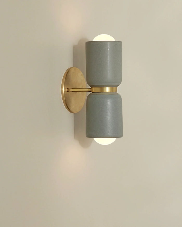 Dual Cylinder Indoor Wall Light
