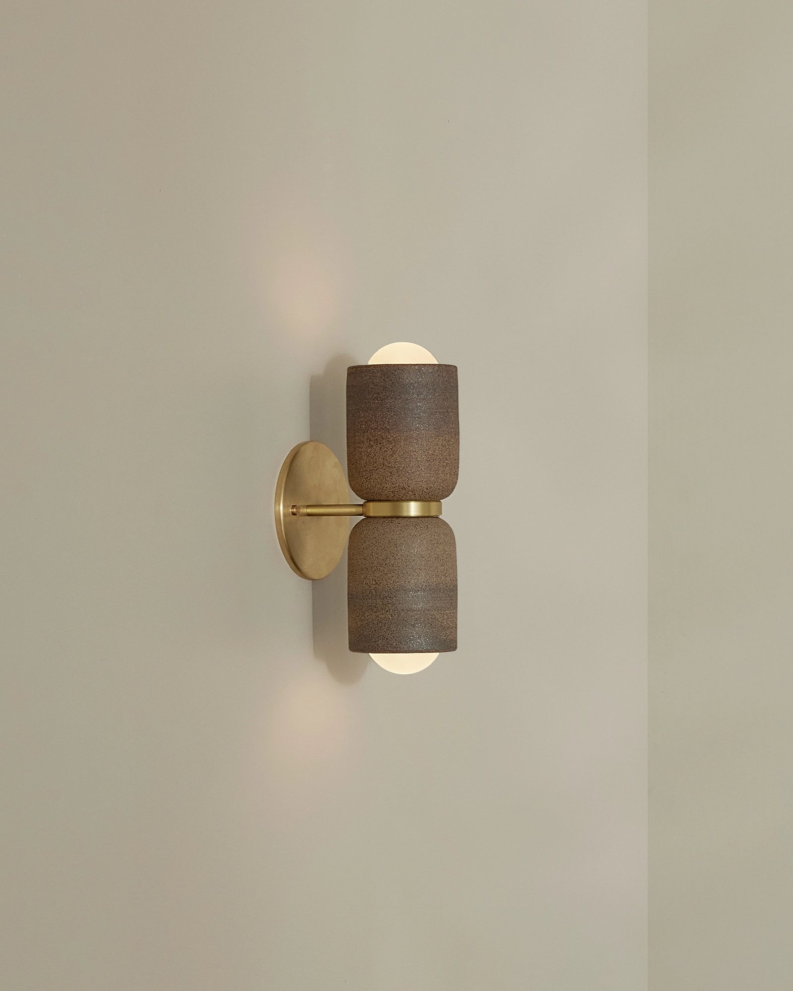 Dual Cylinder Indoor Wall Light