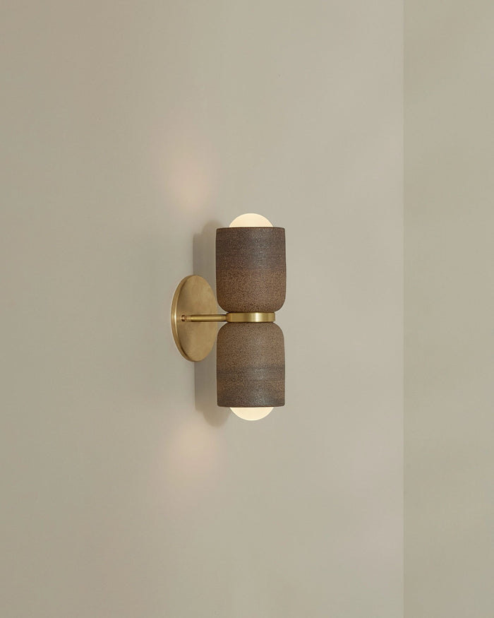 Dual Cylinder Indoor Wall Light