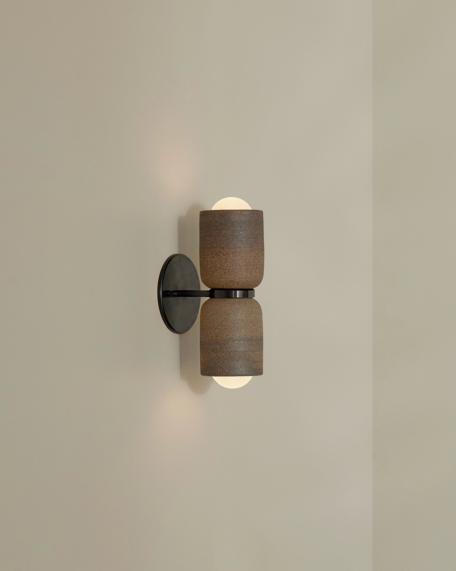 Dual Cylinder Indoor Wall Light