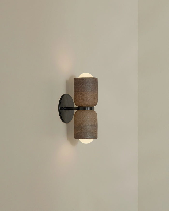 Dual Cylinder Indoor Wall Light