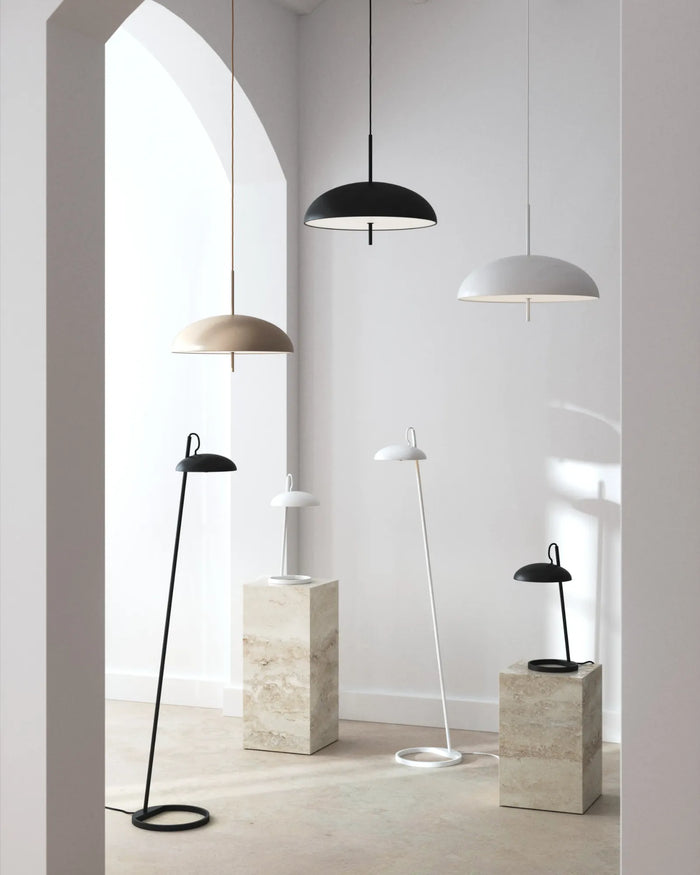 Wide Dome Pendant Light