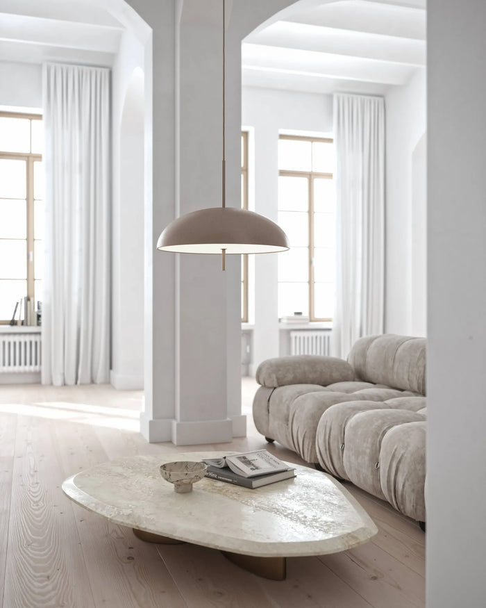 Wide Dome Pendant Light
