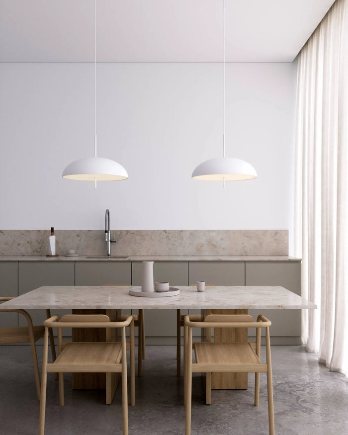 Wide Dome Pendant Light