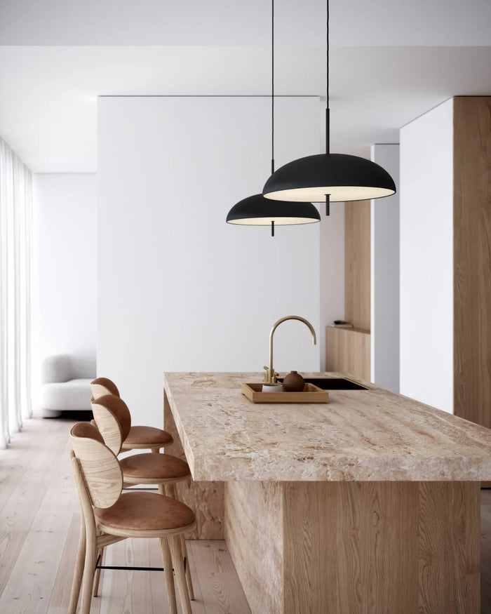 Wide Dome Pendant Light