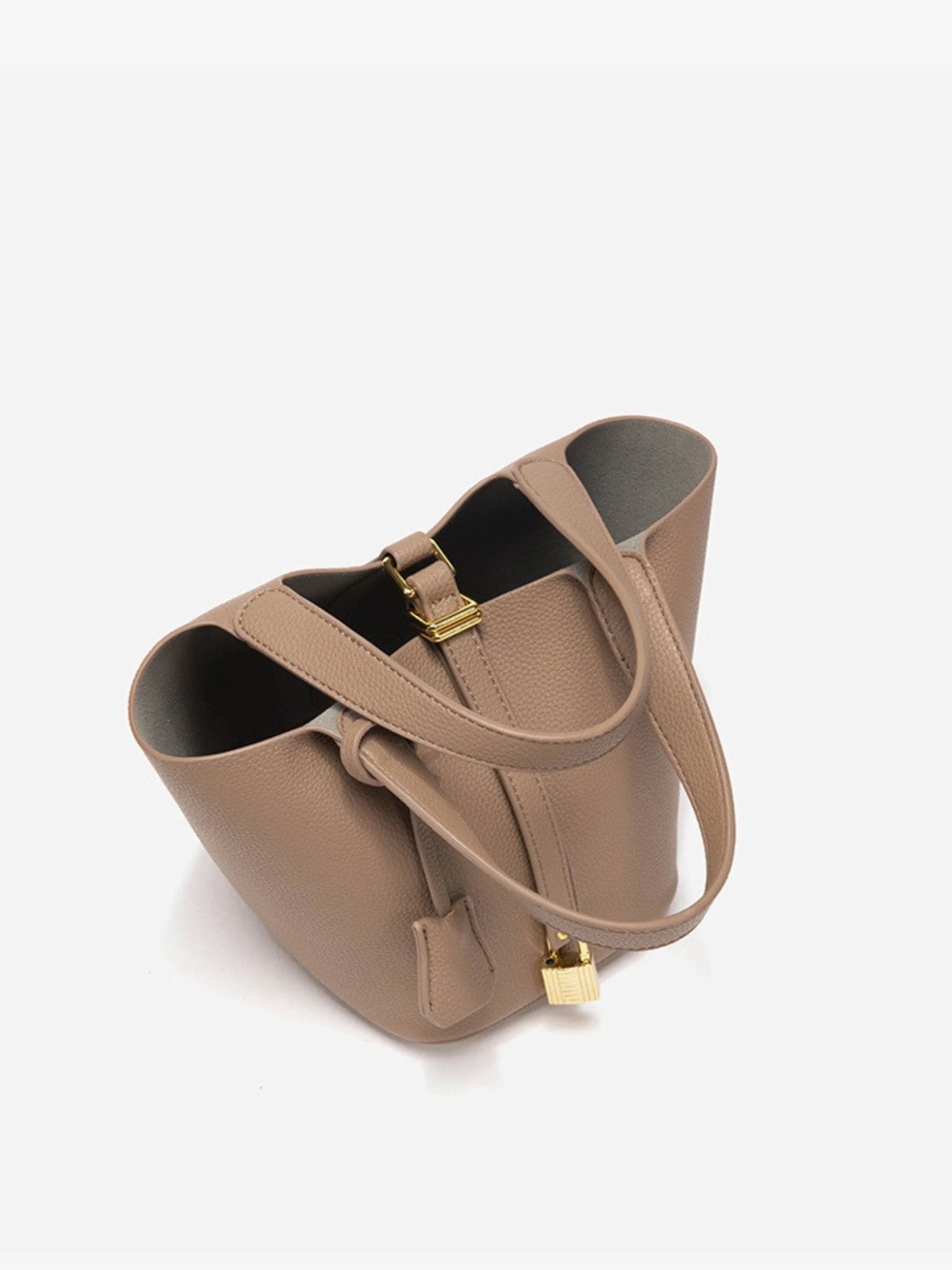 Celia | Leather Bucket Bag-Handbag-Urban Devyne-Urban Devyne