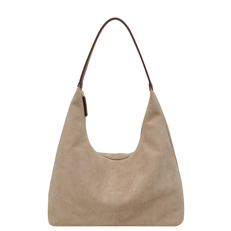 Elvira | Vegan Suede Hobo Bag-Shoulder bag-Urban Devyne-Sand Dust-Urban Devyne