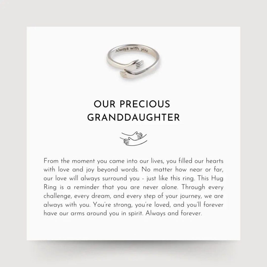 Hug Ring for Our Precious Granddaughter