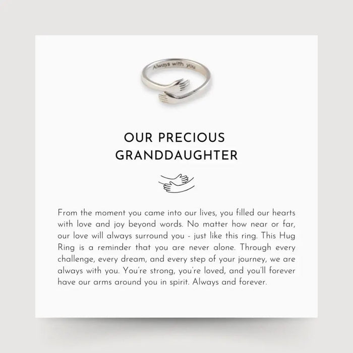 Hug Ring for Our Precious Granddaughter