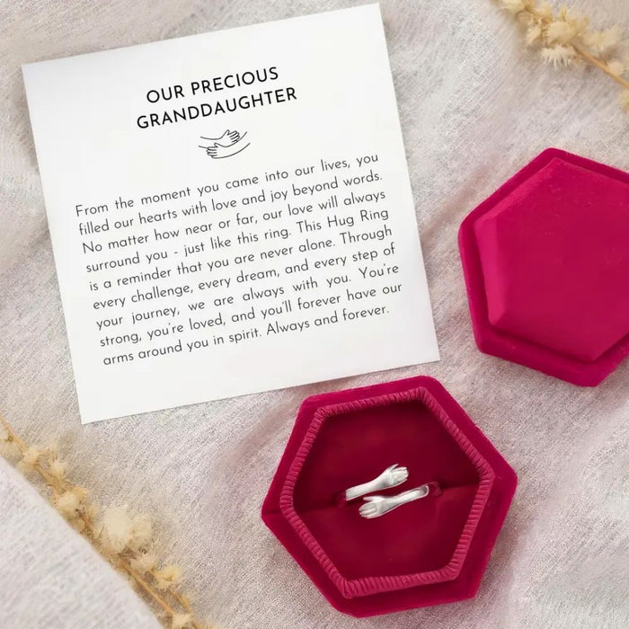 Hug Ring for Our Precious Granddaughter