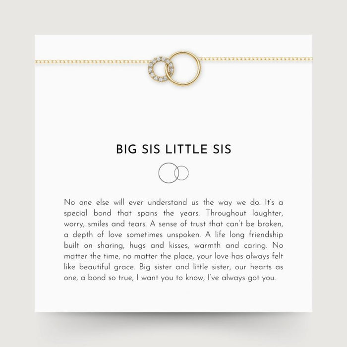 Always Us Gold Necklace for My Sister