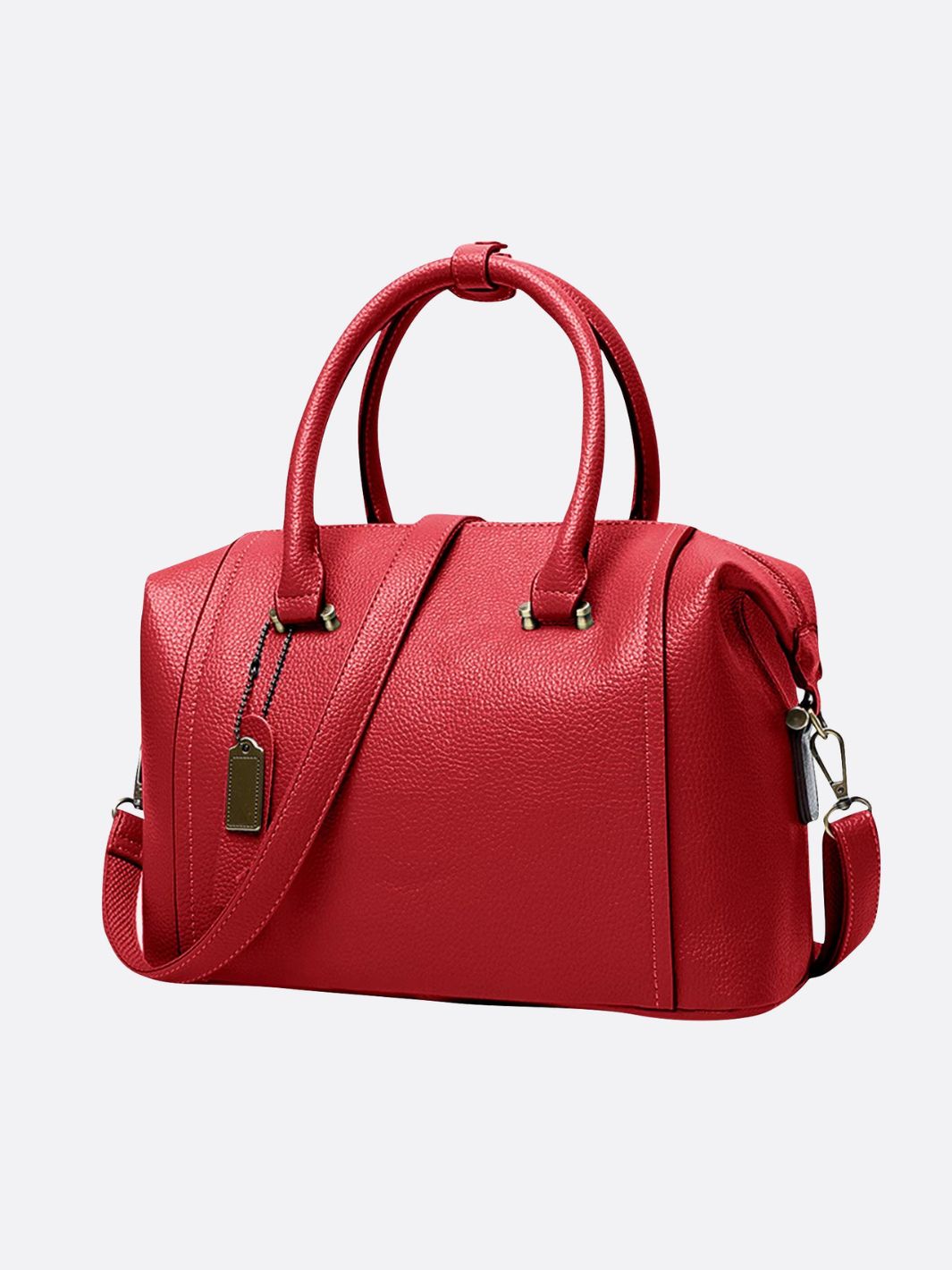 Blair | Leather Bag with Handles-Handbags-Urban Devyne-Urban Devyne