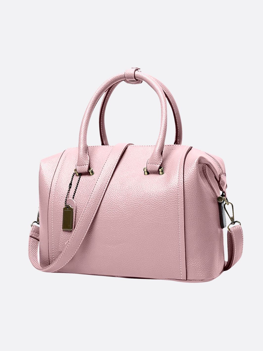 Blair | Leather Bag with Handles-Handbags-Urban Devyne-Urban Devyne