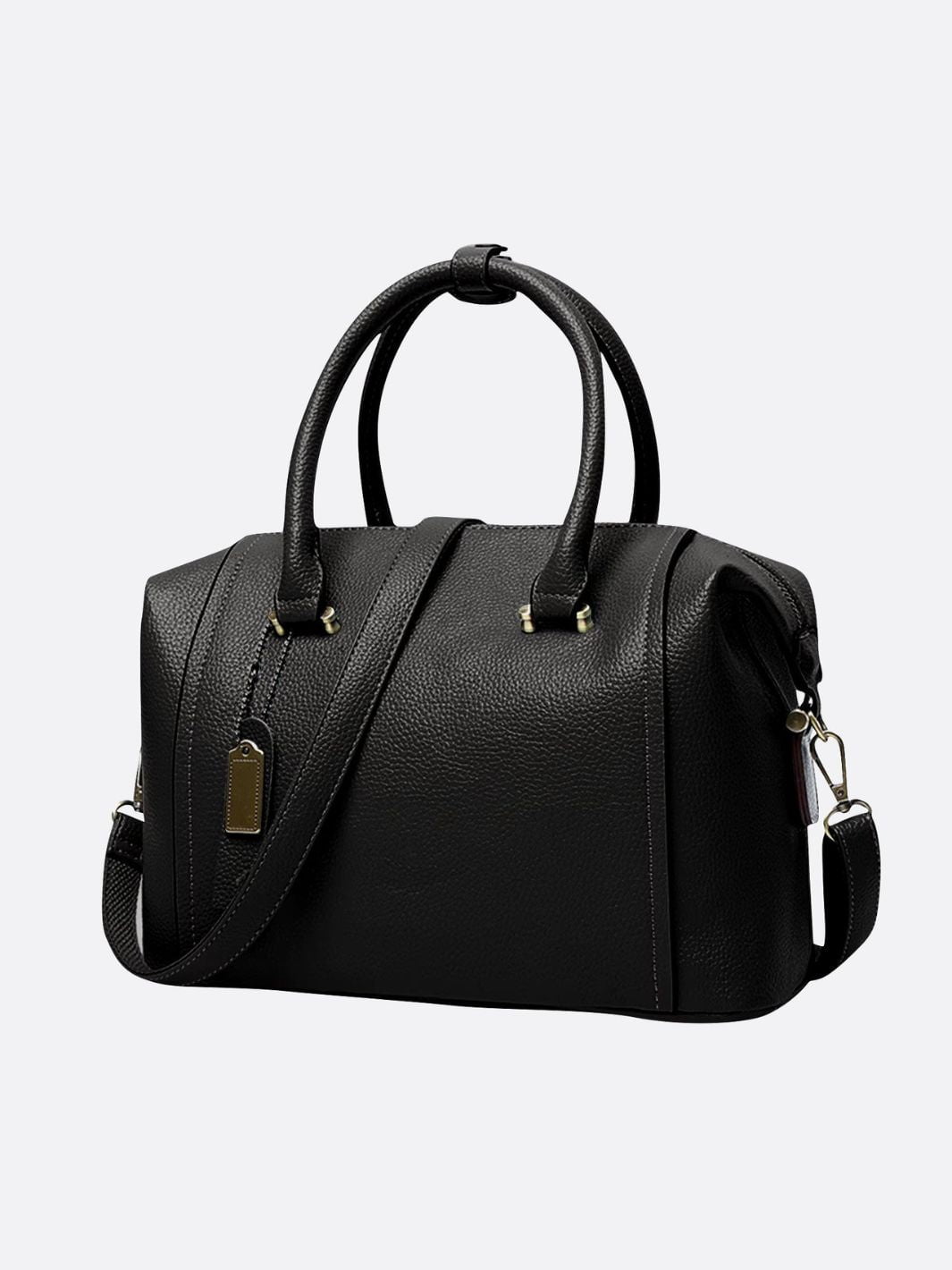 Blair | Leather Bag with Handles-Handbags-Urban Devyne-Urban Devyne