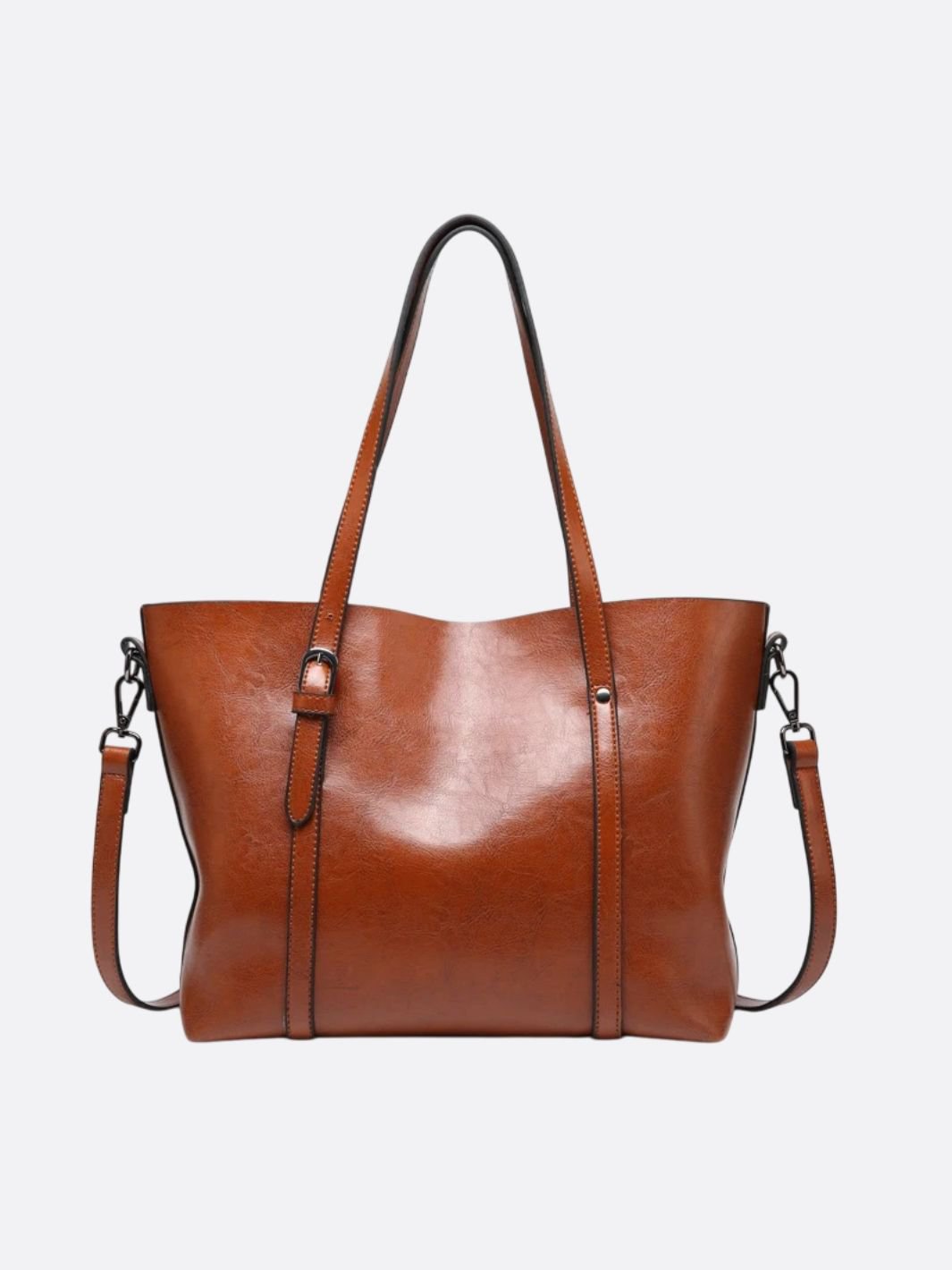 Elsa | Leather Tote Bag-Tote Bag / Shopper / Leather Handbag-Urban Devyne-Camel-Urban Devyne