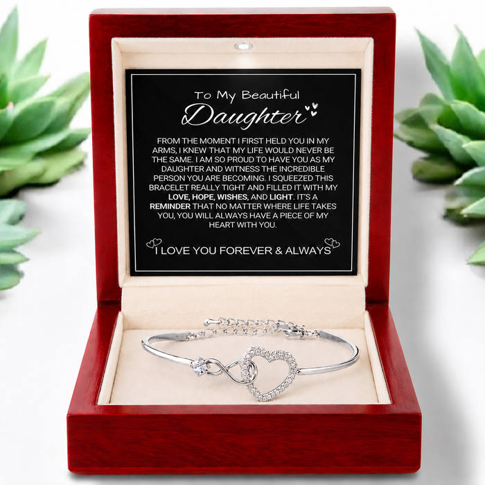 To My Daughter - Forever Linked - Bracelet