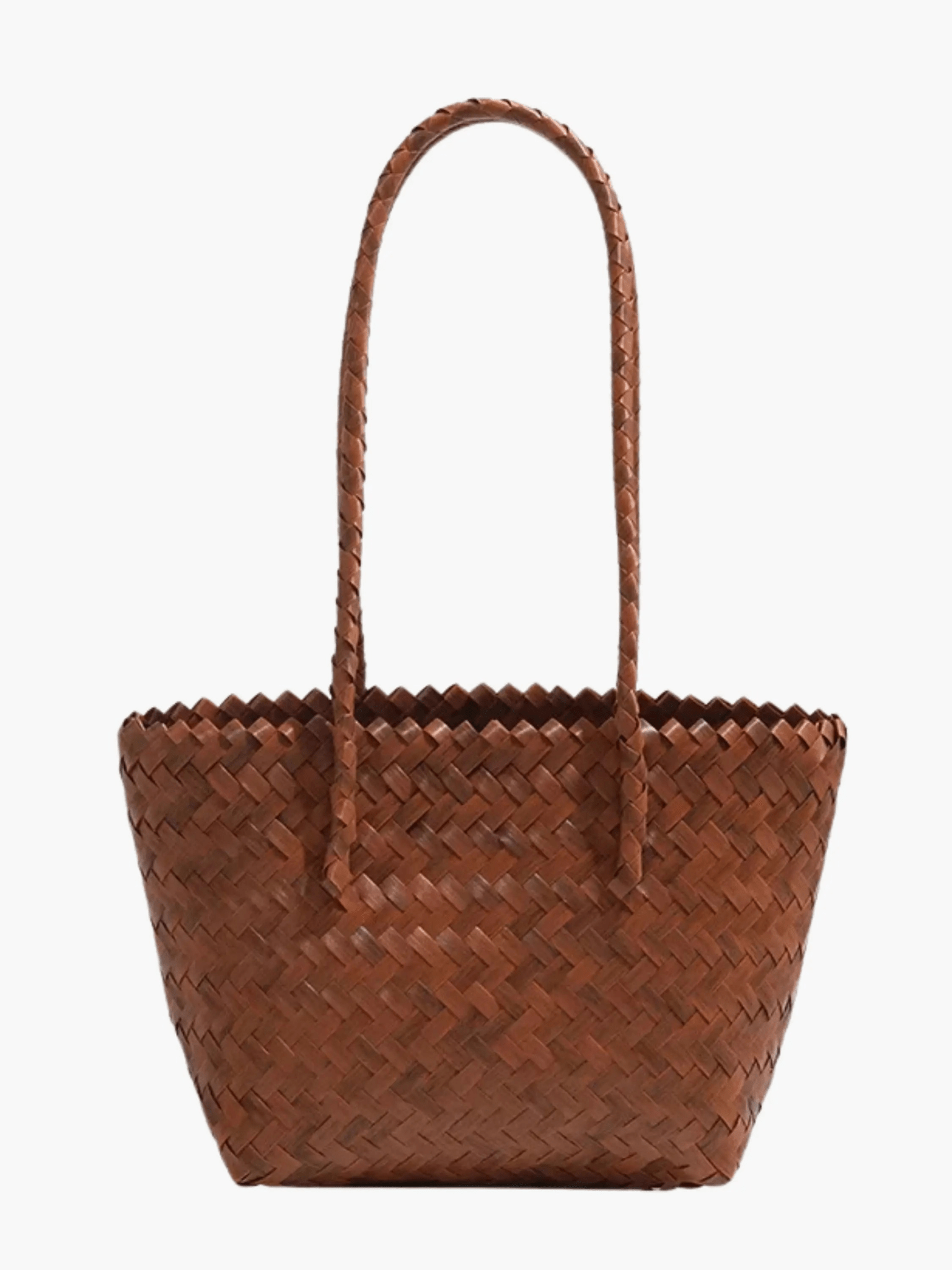 Katerina | Woven Shopper Tote-Shopper Bags-Urban Devyne-Brown-Urban Devyne