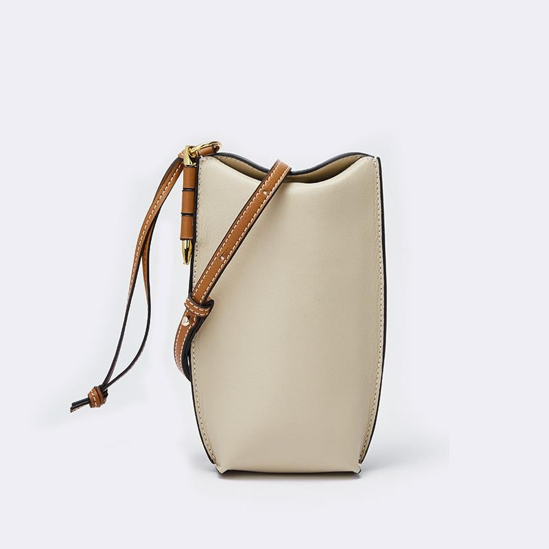 Brielle | Leather Crossbody Bag-Crossbody Bag-Urban Devyne-Light Beige-Urban Devyne