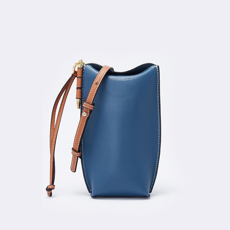 Brielle | Leather Crossbody Bag-Crossbody Bag-Urban Devyne-Blue-Urban Devyne