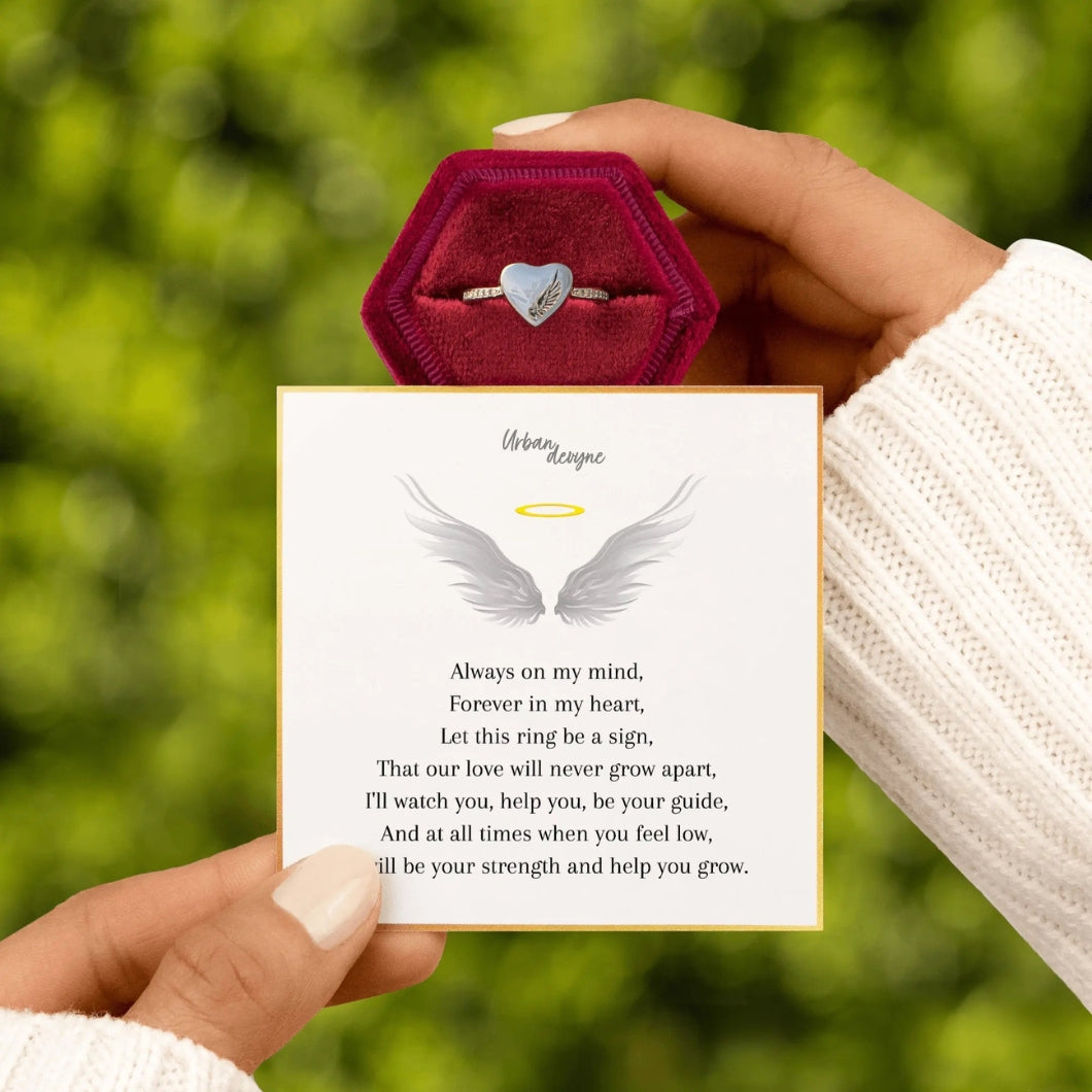 Urn Ring Guardian Angel