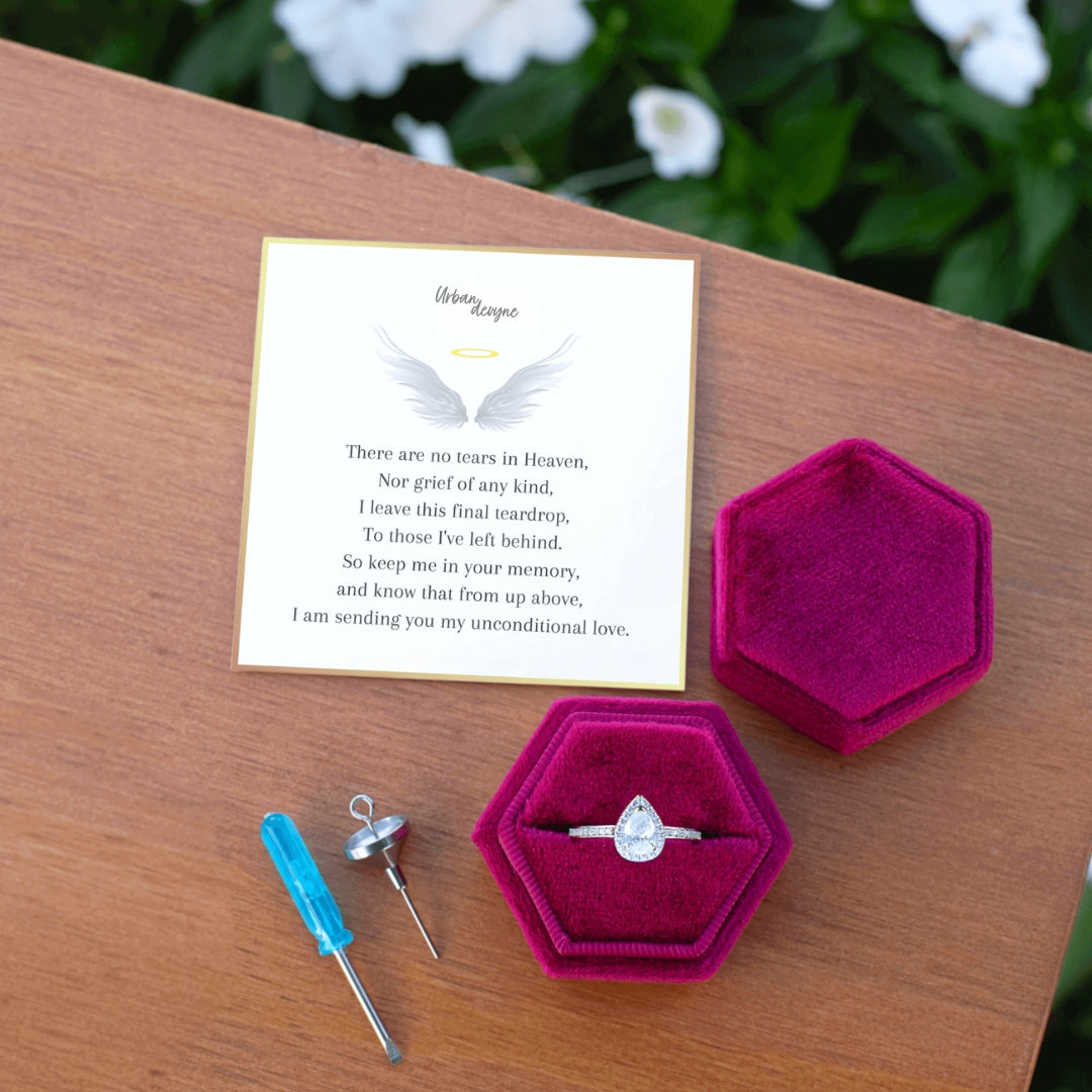 Urn Ring Teardrop From Heaven