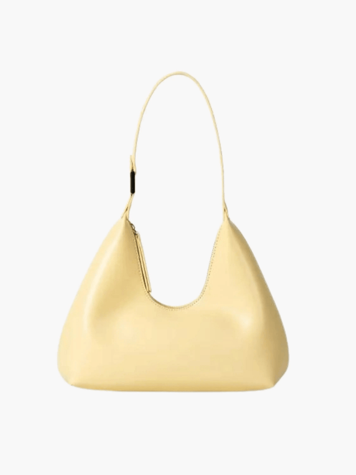 Kaia | Leather Shoulder Bag-Shoulder Bag-Urban Devyne-Butter Yellow-Urban Devyne