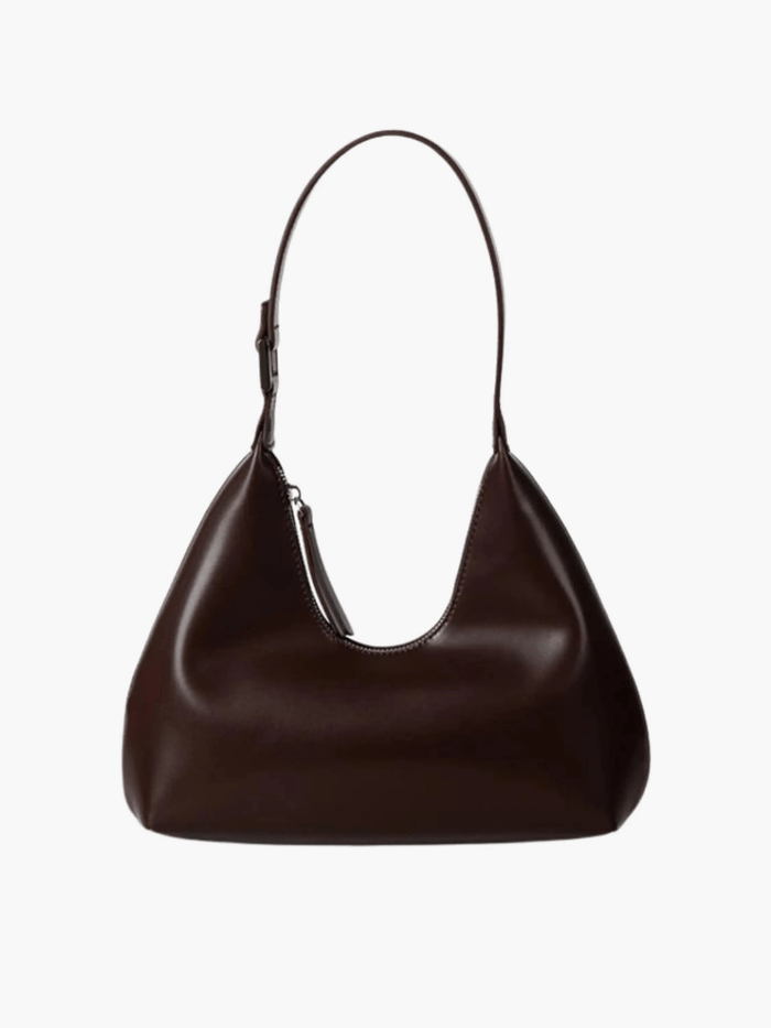 Kaia | Leather Shoulder Bag-Shoulder Bag-Urban Devyne-Dark Brown-Urban Devyne